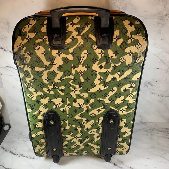 ❌❌ Louis Vuitton Monogramouflage Pegase Suitcase 60 Monogram LV Travel Luggage - Picture 2 of 16